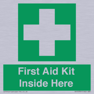 First Aid Kit Inside Here